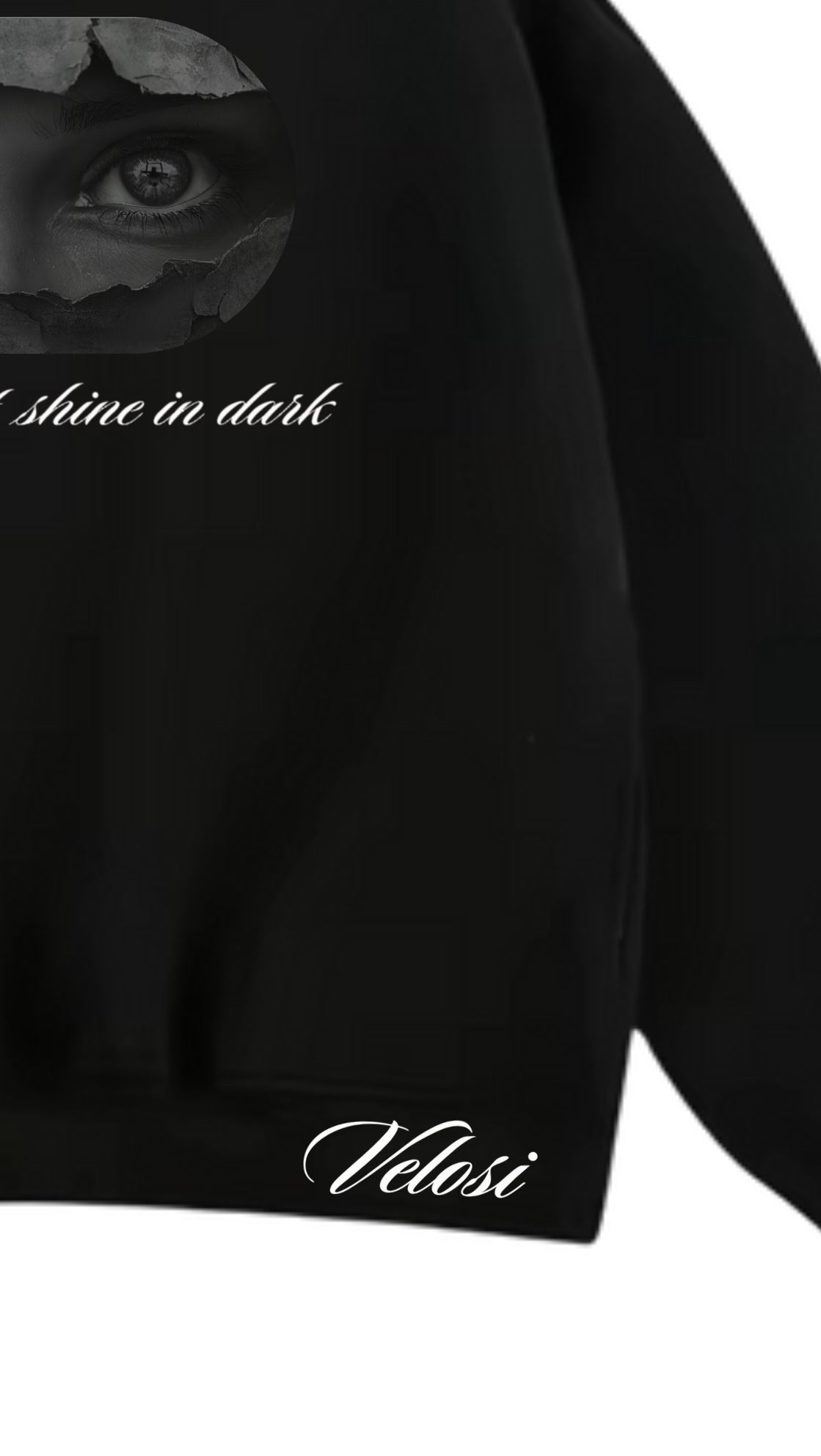Velosi “Shine in Dark” Hoodie